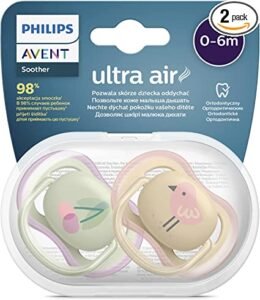 Paquete de 2 chupetes Philips Avent ultra air